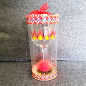 Minx Collection Hot Mama Wine Glass